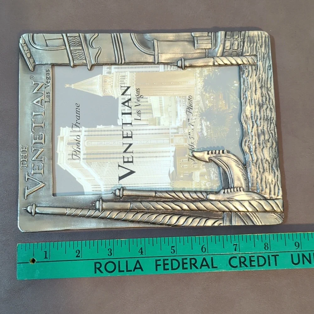 The Venetian Las Vegas Frame Pewter 5x7 Picture Photo Frame Smith Western